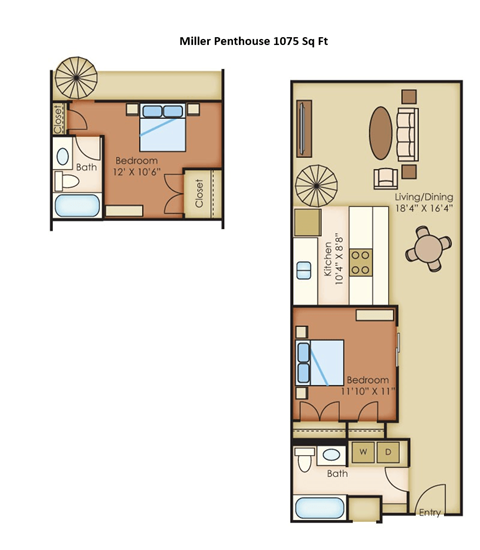 500 East Third Street 1-3 Beds Apartment for Rent - Photo Gallery 28